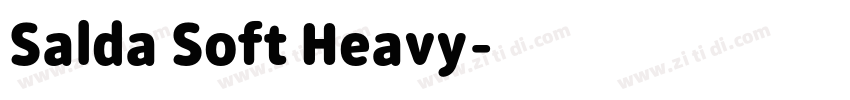 Salda Soft Heavy字体转换